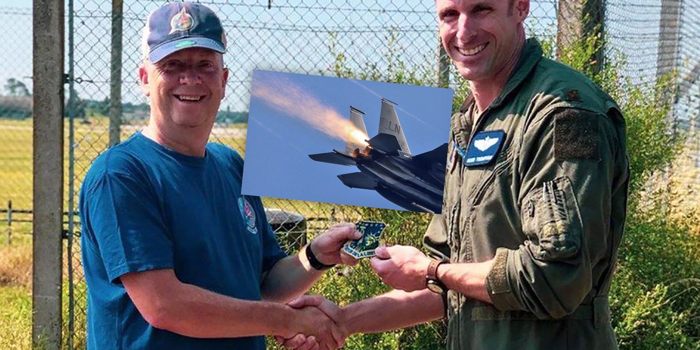Aircraft Spotter Thanked By F-15E Pilot After Alerting Him To Malfunctioning Jet
