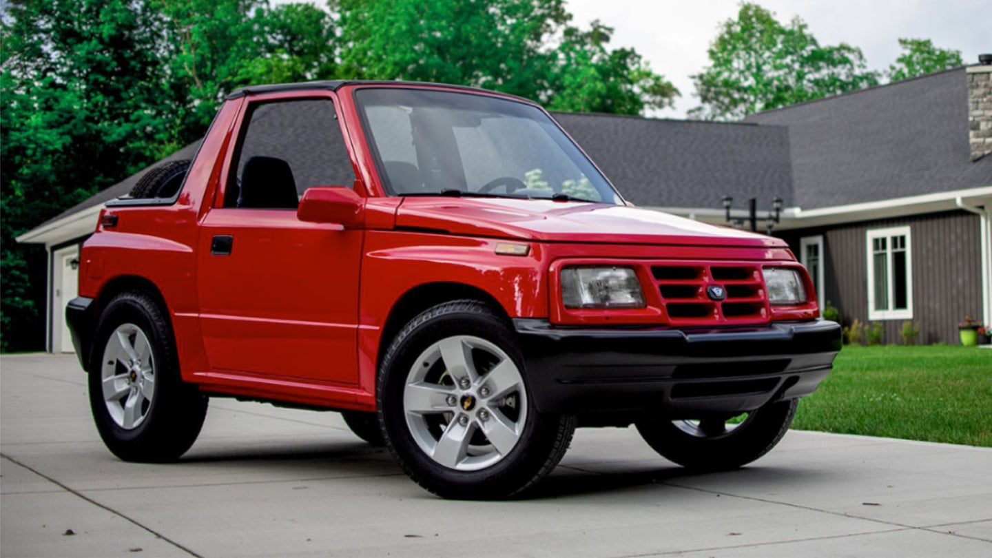 Geo Tracker With a Camaro V6 Is One Well-Done Deathtrap