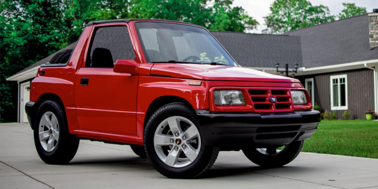 Geo Tracker With a Camaro V6 Is One Well-Done Deathtrap