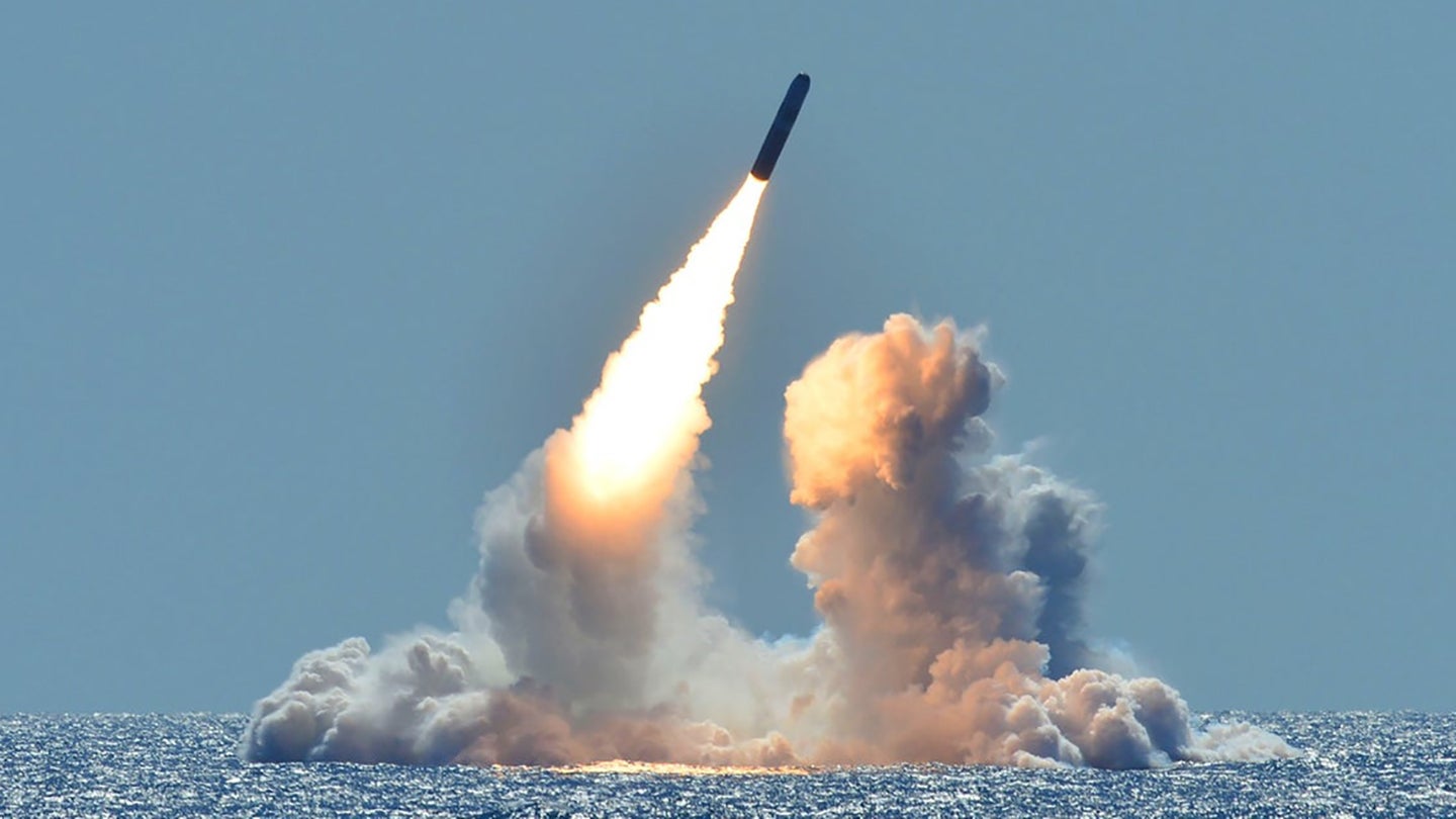 Trident Ballistic Missile Launch