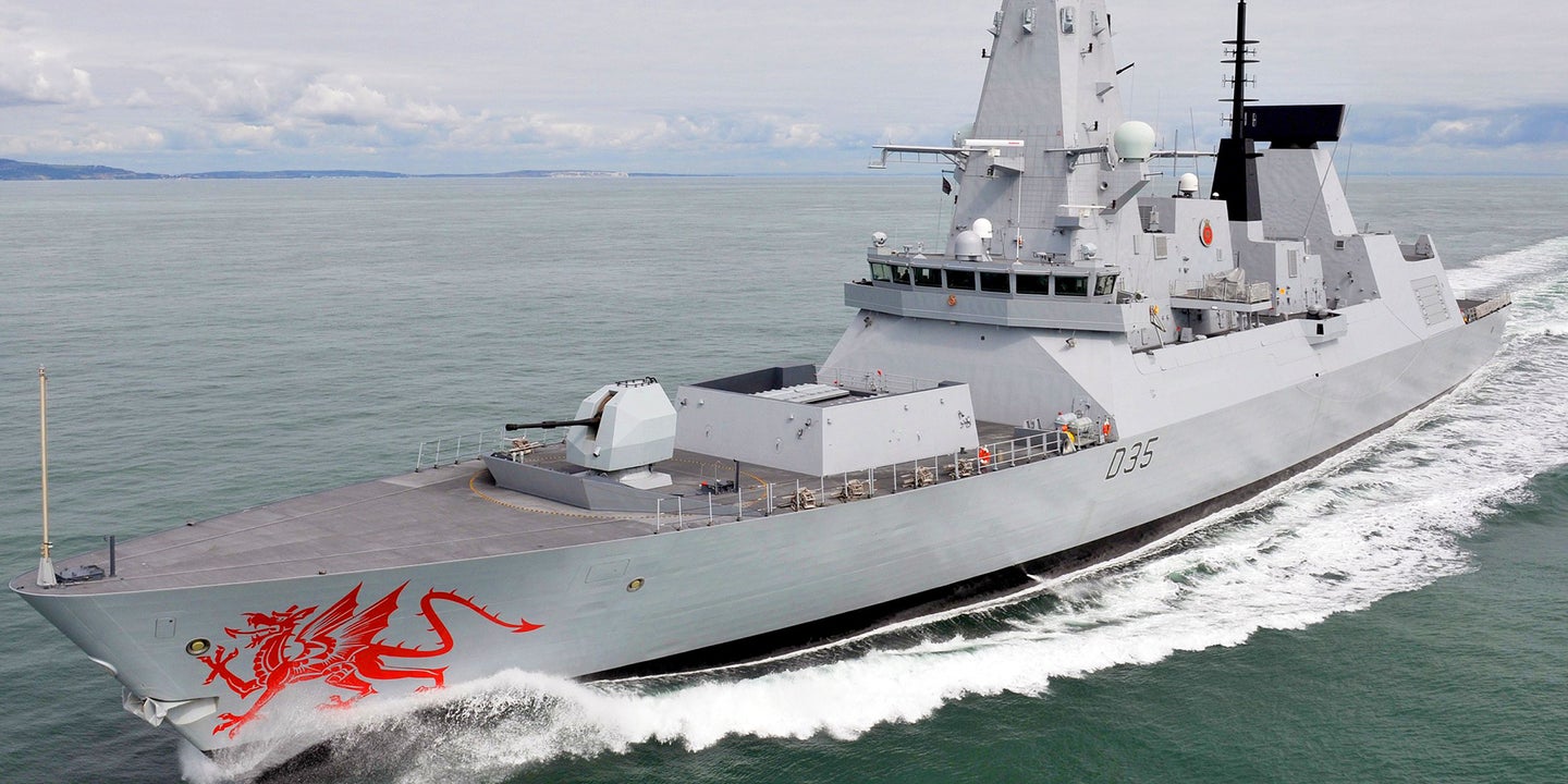 The Royal Navy Will Add 50 Percent More Surface-To-Air Missiles To Its Existing Destroyers