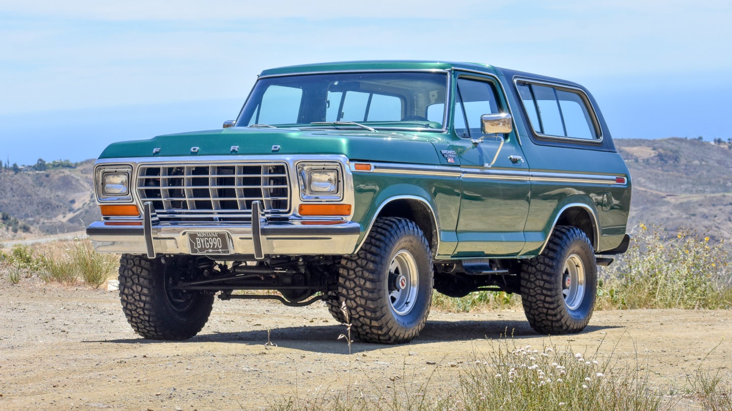 Coyote-Engined 1979 Ford Bronco Sells for $213,000