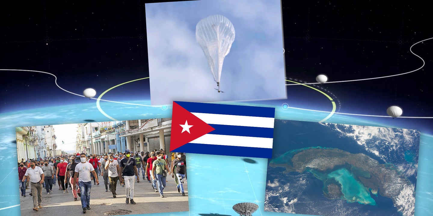 U.S. Weighs Deploying Balloons To Provide Internet Access To Cubans During Crackdown