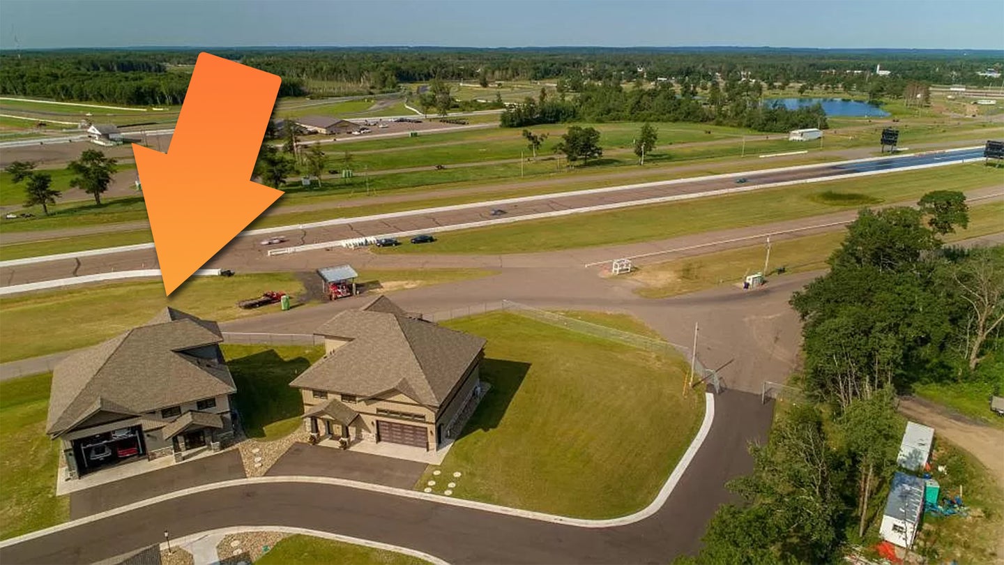For Sale: $1M House on a Race Track That&#8217;s Really a Two-Bed Garage