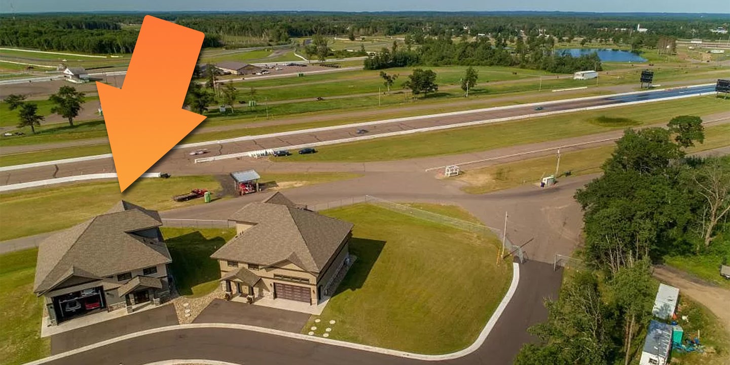 For Sale: $1M House on a Race Track That’s Really a Two-Bed Garage