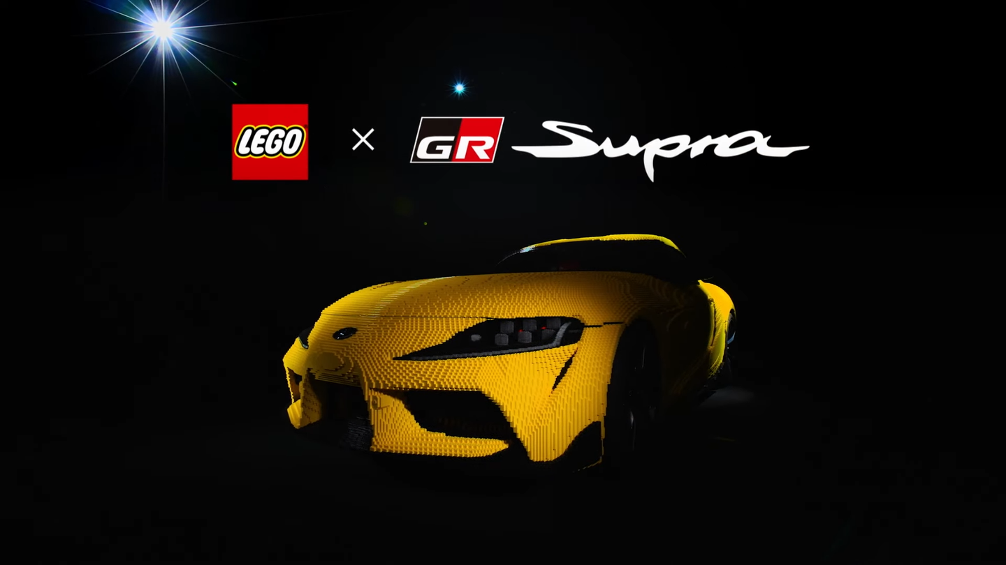 Lego Built a Full-Size Toyota Supra That Does 17 MPH