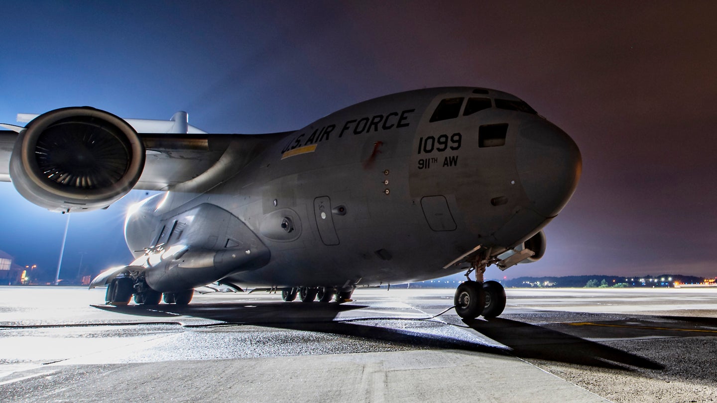 A night’s rest for the C-17