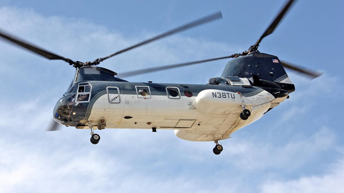 Five Decades After Evacuating The Embassy In Saigon The CH-46 Phrog Did It Again In Kabul