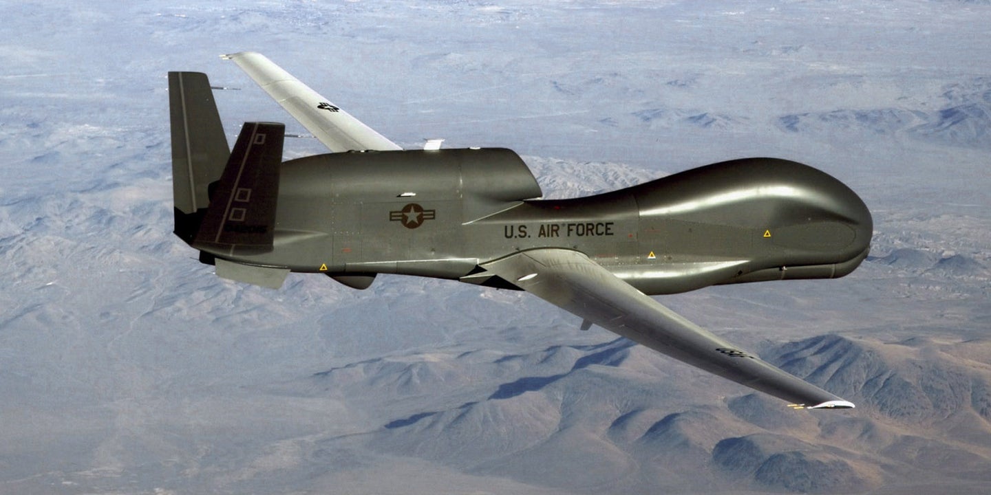 RQ-4 Global Hawk Drone Crashes Just Outside Of Grand Forks Air Force Base