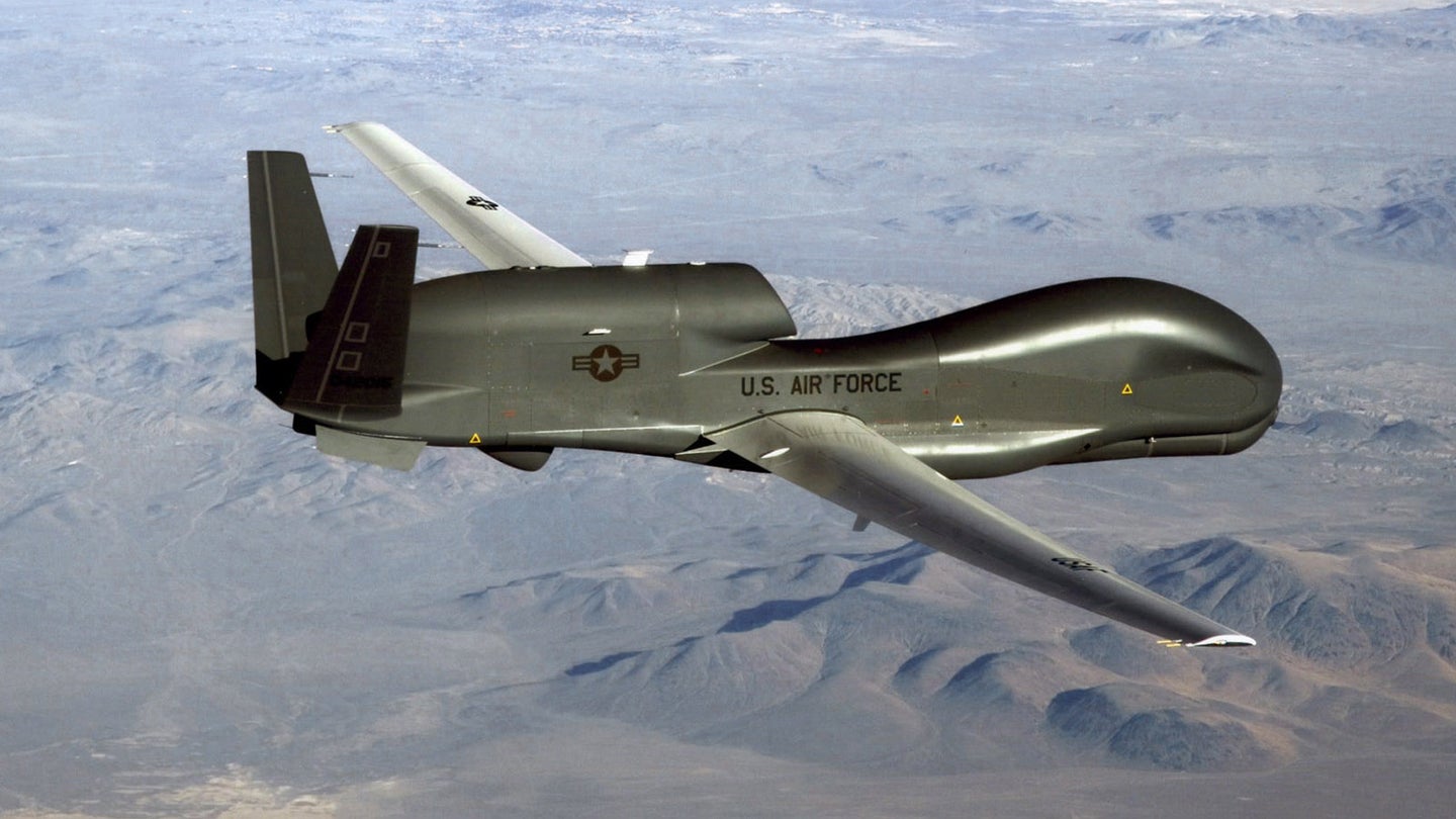 RQ-4 Global Hawk Drone Crashes Just Outside Of Grand Forks Air Force Base