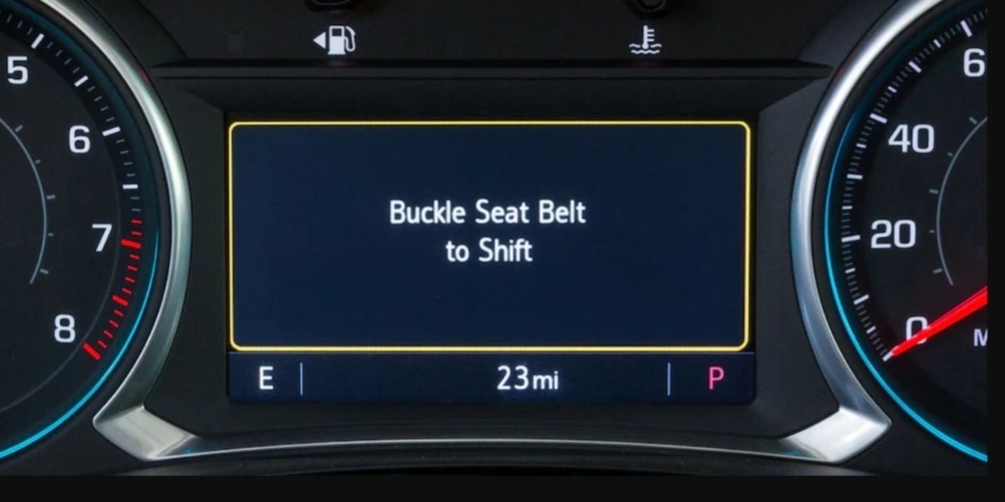 GM ‘Buckle to Drive’ Seatbelt Requirement Coming to 2022 SUVs, Full-Size Trucks