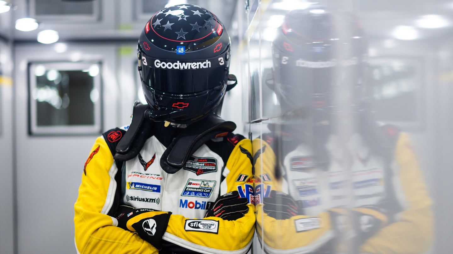 Corvette Racing’s Jordan Taylor Pays Tribute to Dale Earnhardt With Le Mans Helmet