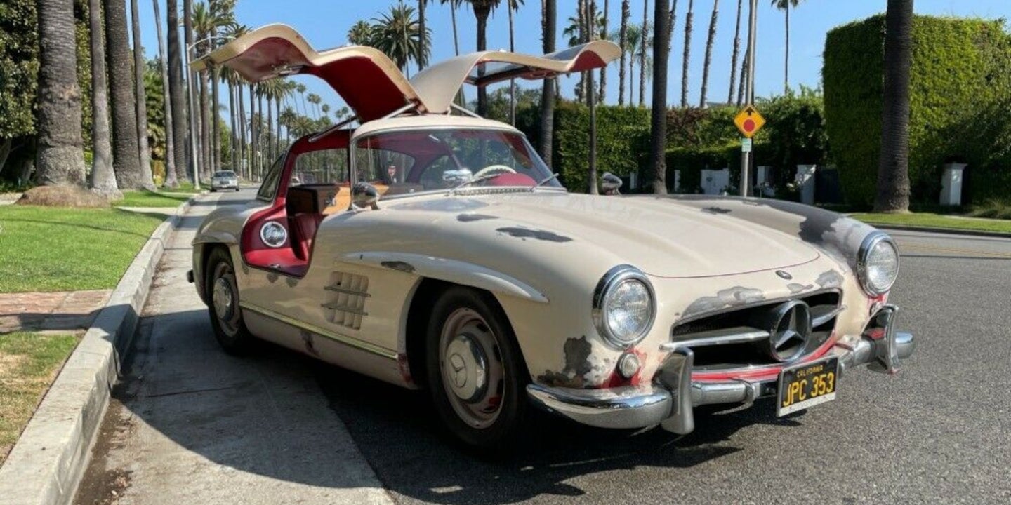 Buy This $1.4M Beater Mercedes 300SL Gullwing and Leave That Crappy Paint Alone