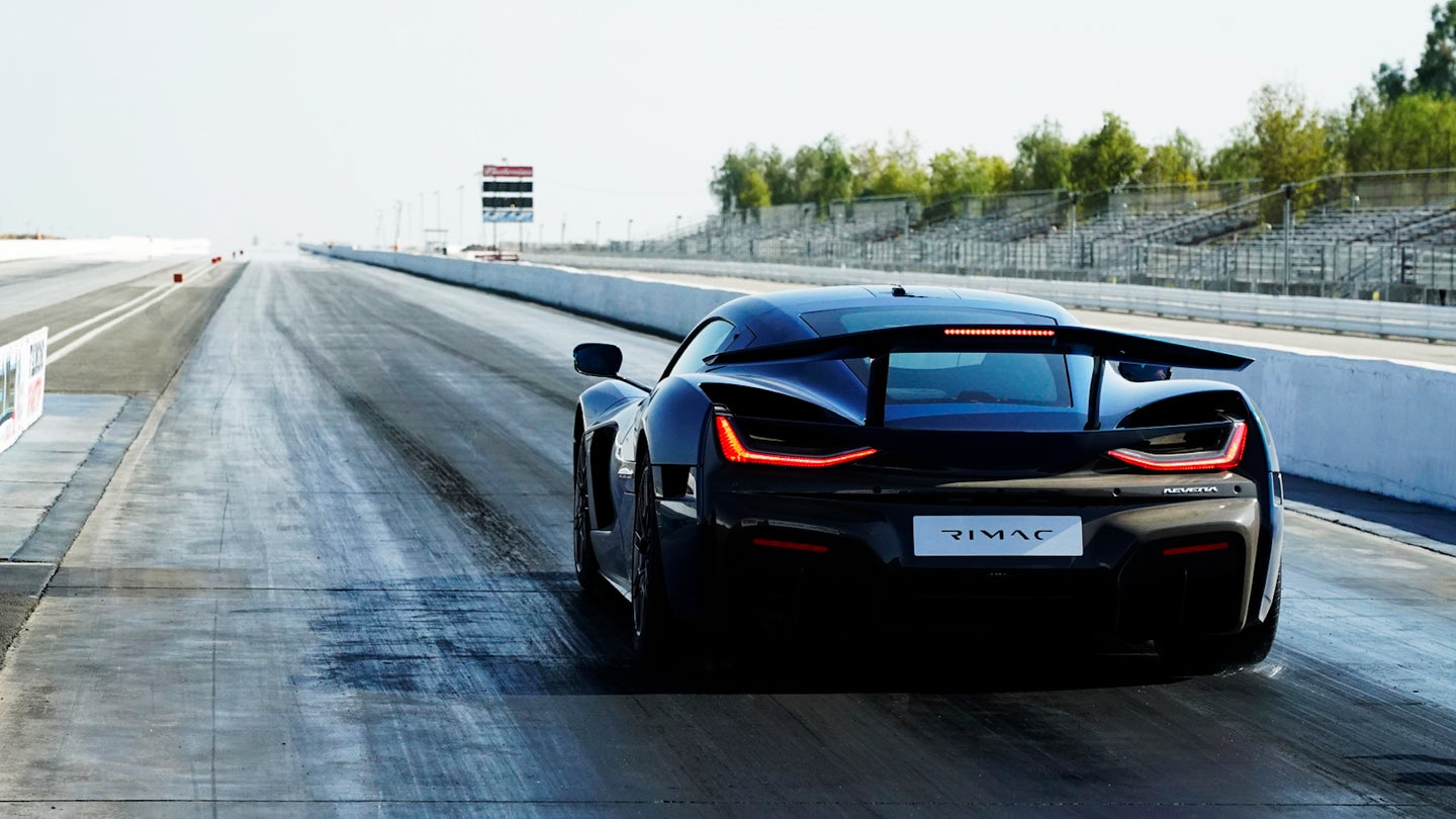 1,914-HP Rimac Nevera Slays Production Car Record With 8-Second Quarter-Mile Run