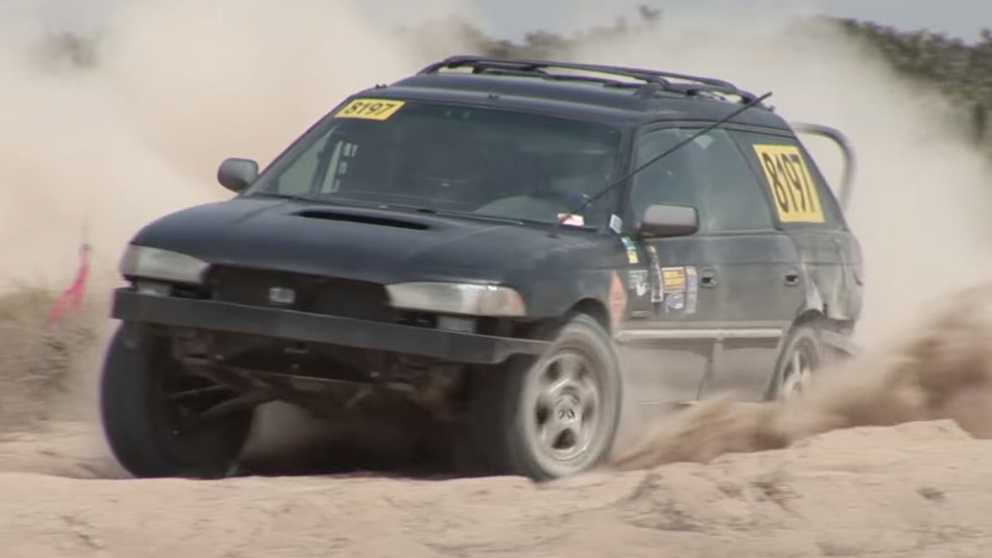 Homebuilt Subaru Outback Survives 500-Mile Rally That Killed Trophy Trucks