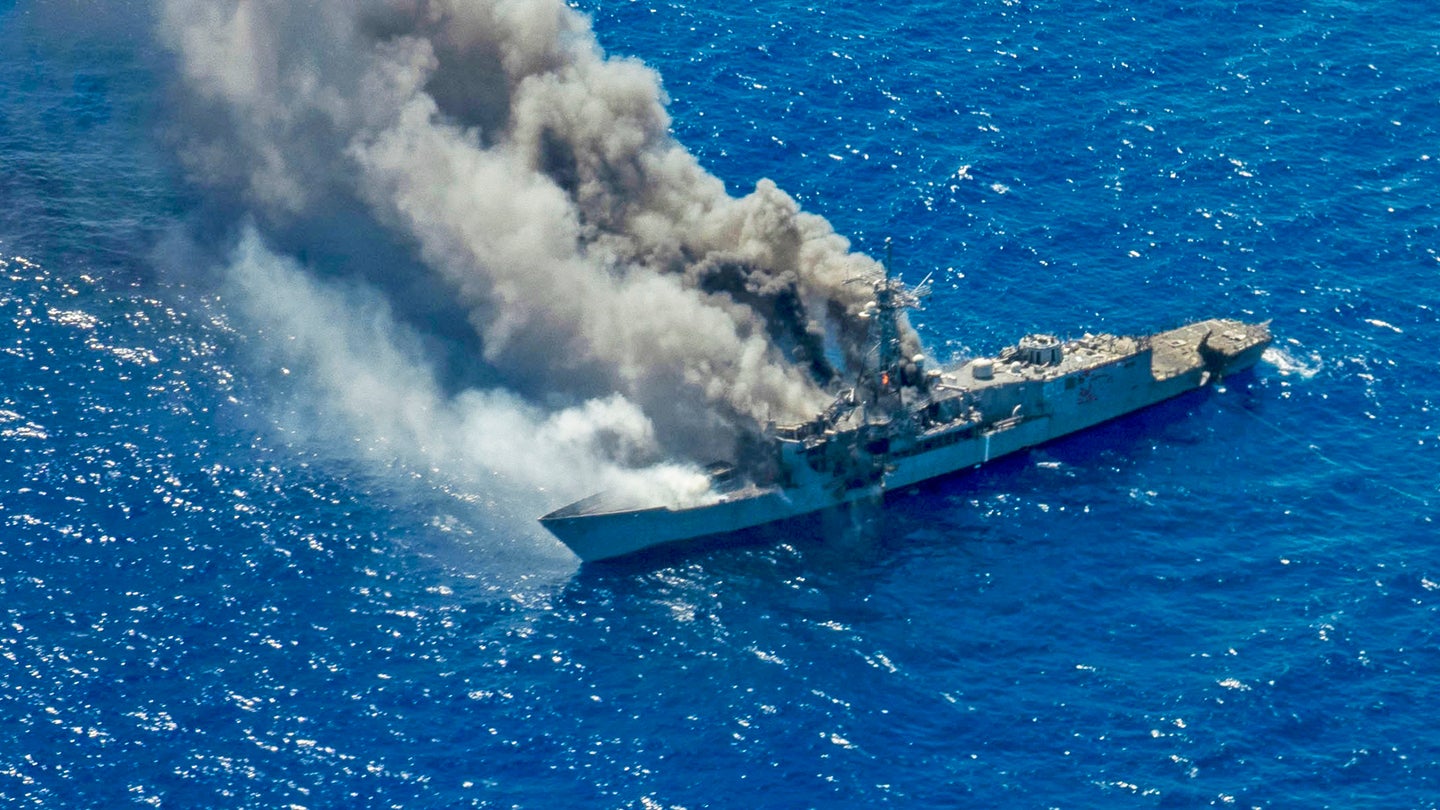 The Last Oliver Hazard Perry Class Frigate Ever Built Just Got Pummeled To Death