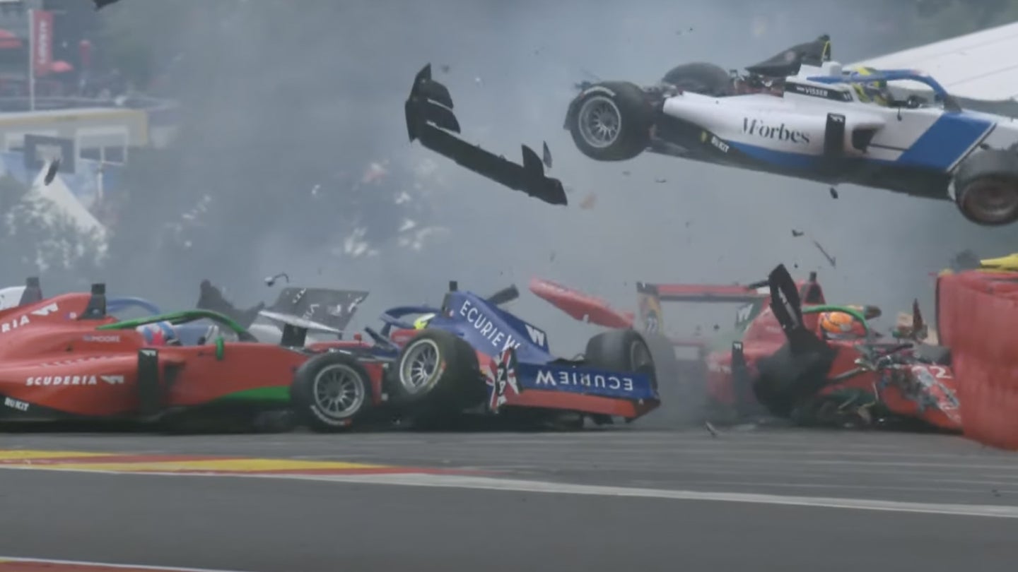 Two Hospitalized After Horrifying W Series Crash at Spa’s Eau Rouge