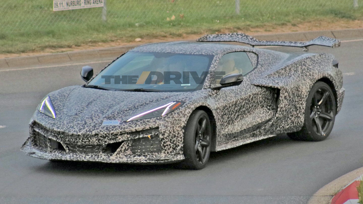 2023 Chevy Corvette Z06 Spotted at Nurburgring With Wider Body, New Face