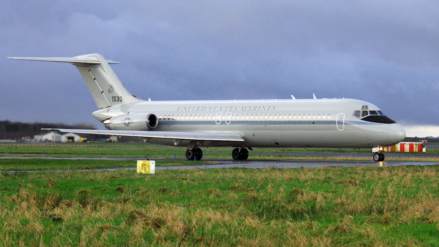 Retired Marine C-9B Jet Transport Is Getting Second Life As An Air Force Sensor Testbed