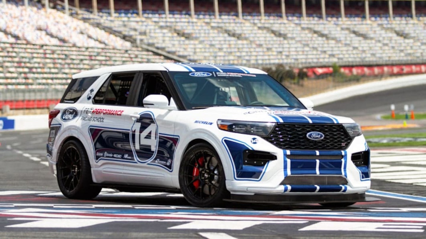 Ford Built a Caged Explorer ST With GT500 Brakes and Pilot Sport Cup 2 Tires