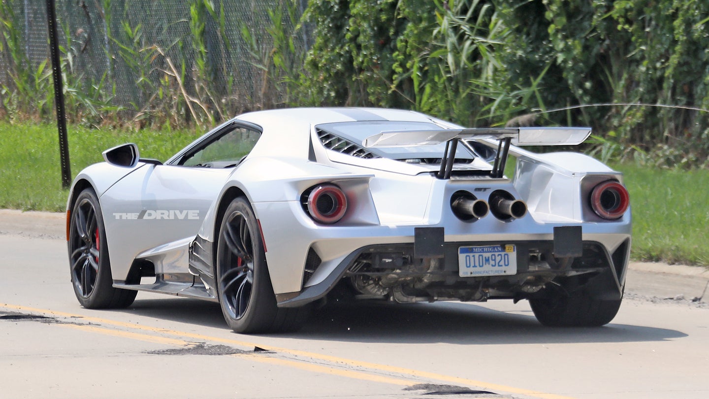 V8 Ford GT? This Test Mule Could Pack a Twin-Turbo 7.3L Engine