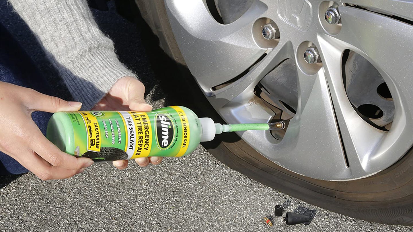 Deal Spotlight: Slime Tire Sealant Flat Fix Is Just $3.99 at Amazon