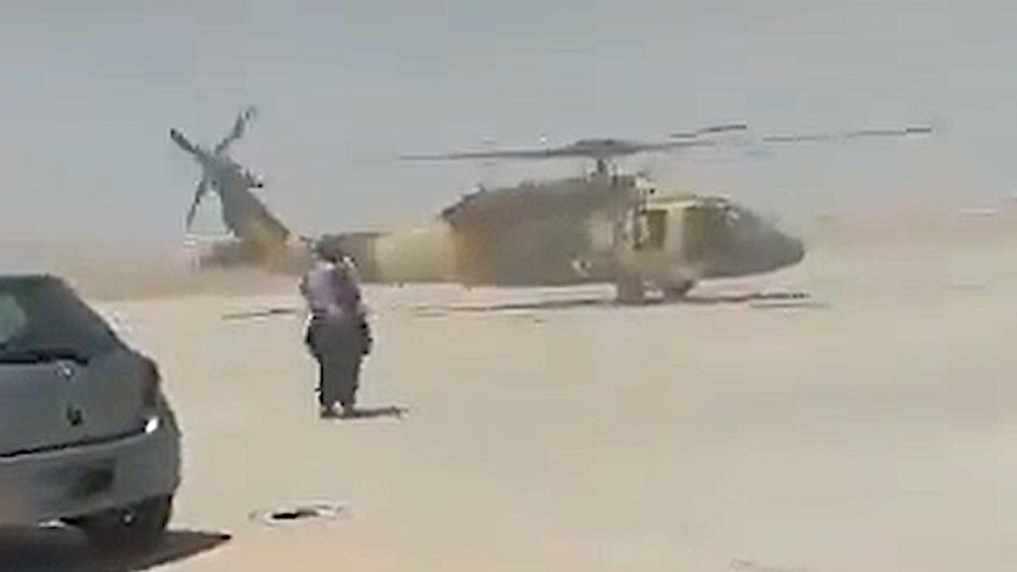Video Purports To Show U.S.-Supplied Black Helicopter Taxiing In Taliban Hands