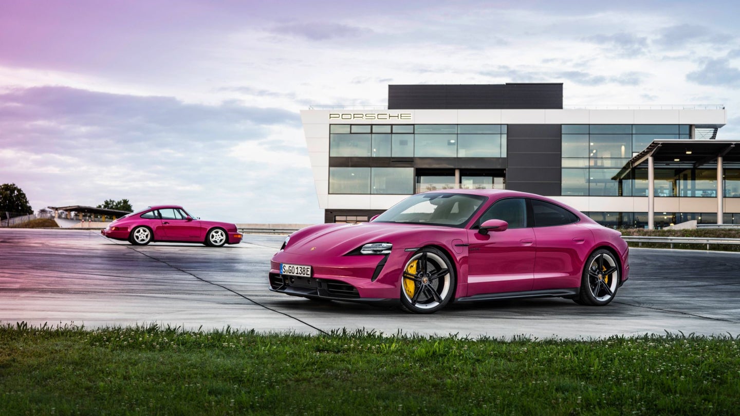 Porsche Taycan Finally Gets Paint to Sample Options, so Go Wild
