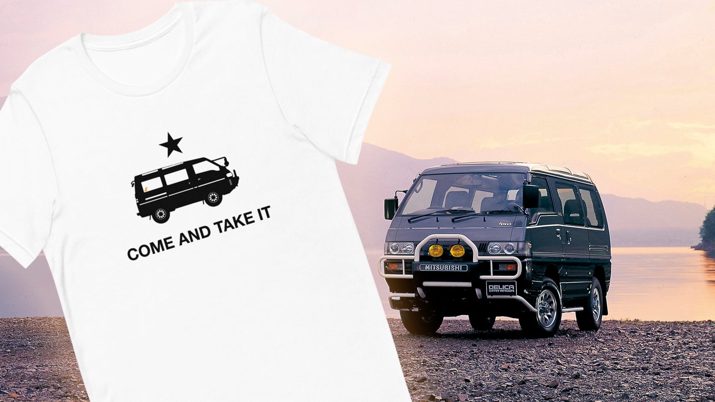Take a Stand for JDM Van Freedom! Buy Our &#8216;Come And Take It&#8217; Delica T-Shirt