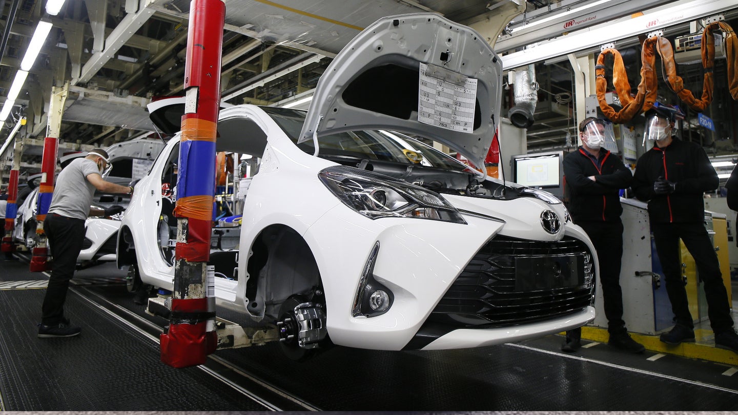 Toyota Cutting Global Production by 40 Percent as Chip Stockpile Runs Out