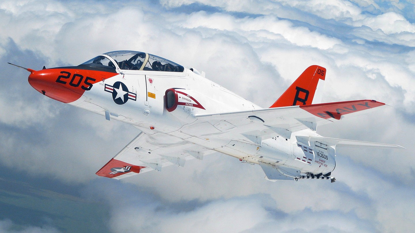Navy Pilot Was Electrocuted By Power Lines After Ejecting From T-45 Jet Trainer: Report