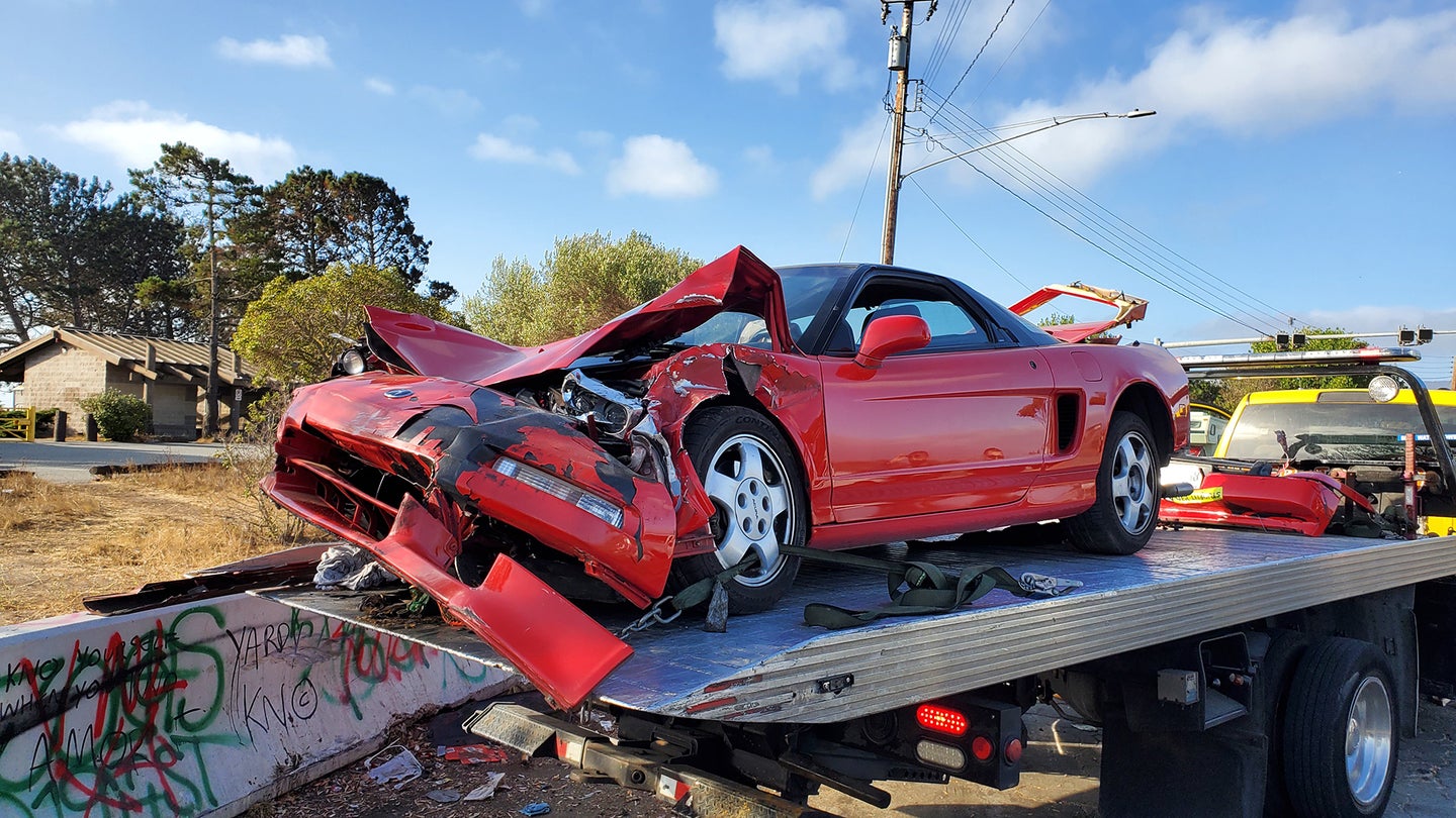 Stolen 1991 Acura NSX Tracked Down by Car Community Before Thieves Crashed It