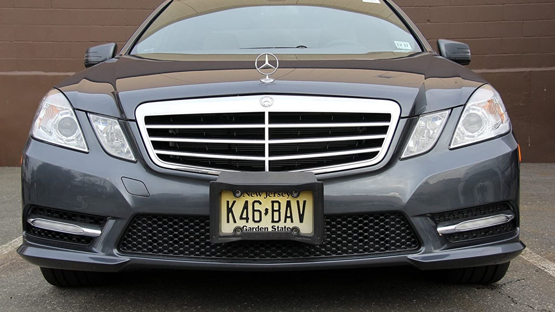 Hardware Choose Your Finish Real Carbon Fiber Thin Top License Plate Frame 