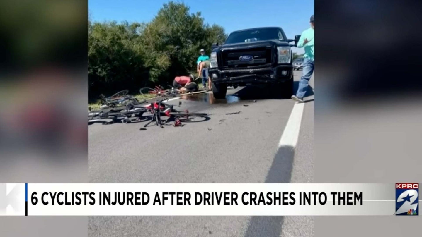 Coal-Rolling Teen Pickup Truck Driver Hits Six Cyclists, Hospitalizing Four: Report