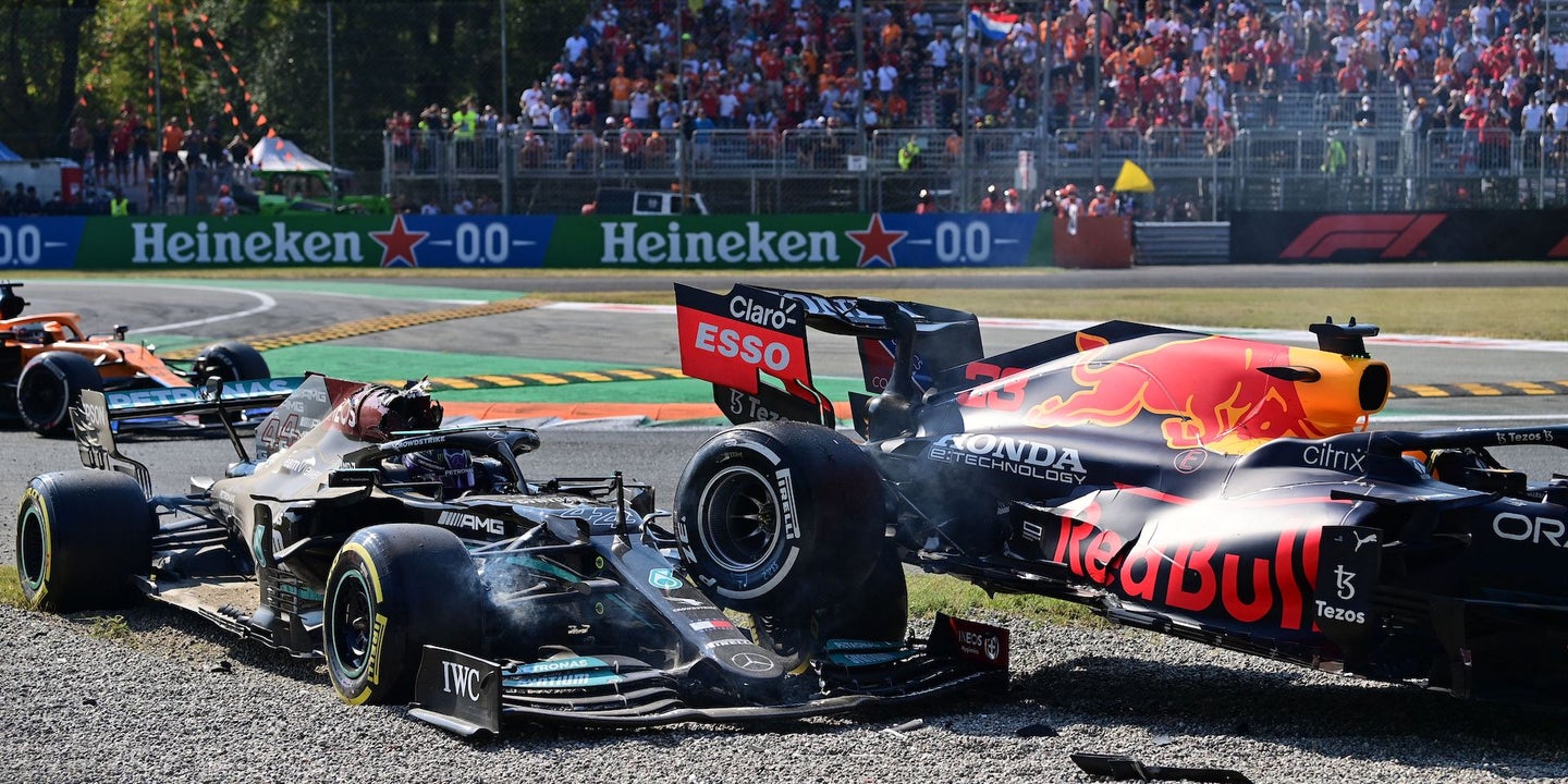 Hamilton and Verstappen Retire From Italian F1 GP After Stunning Crash
