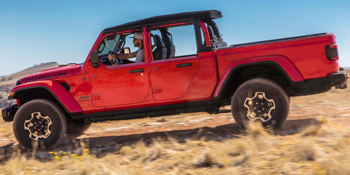 Now the Jeep Gladiator Has Half Doors Just Like the Wrangler