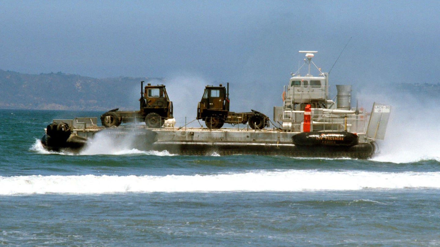 The Army Acquired Its Own Hovercraft In The 1980s. It Didn’t Go Well.