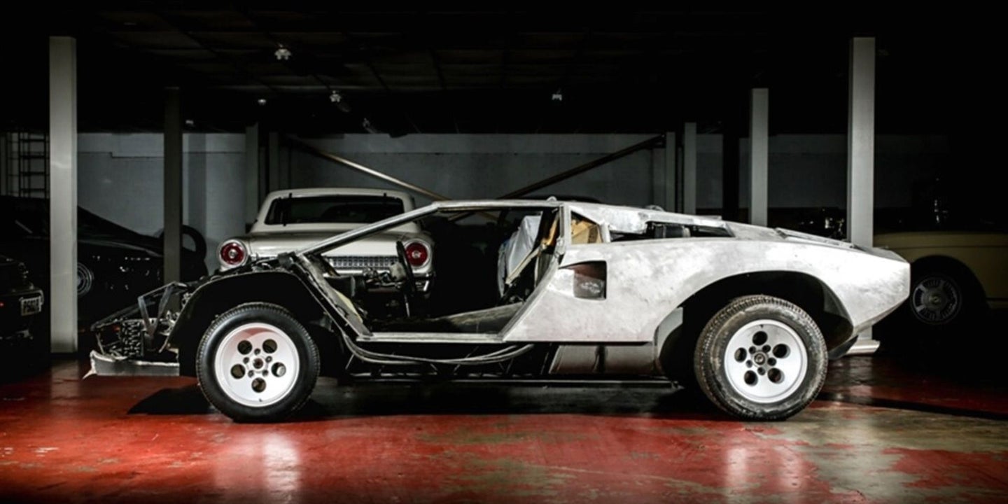 You Can Buy a Disassembled Lamborghini Countach If You’re Feeling Brave
