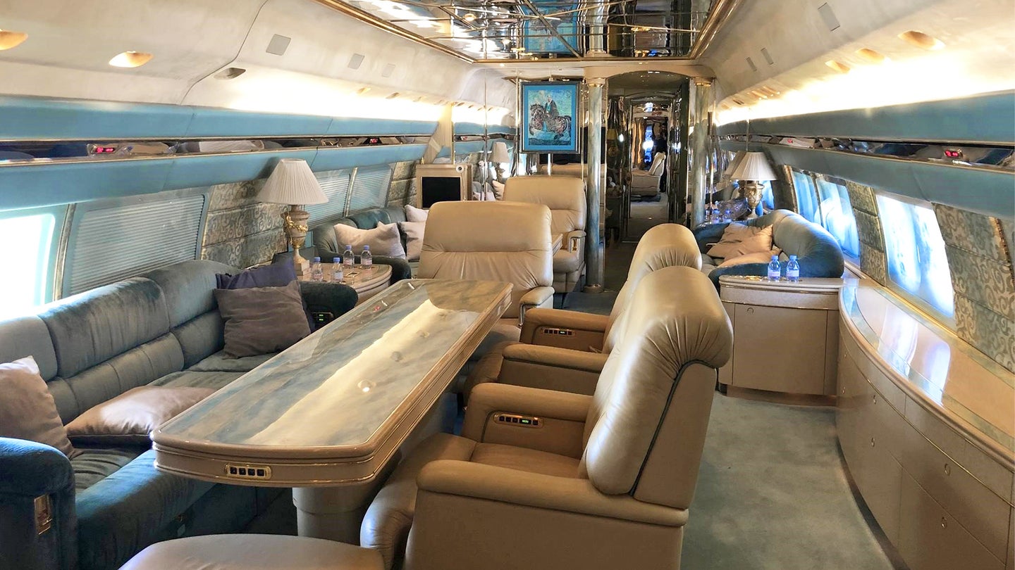 Check Out What This Royal Saudi 737 Private Jet Looks Like Inside