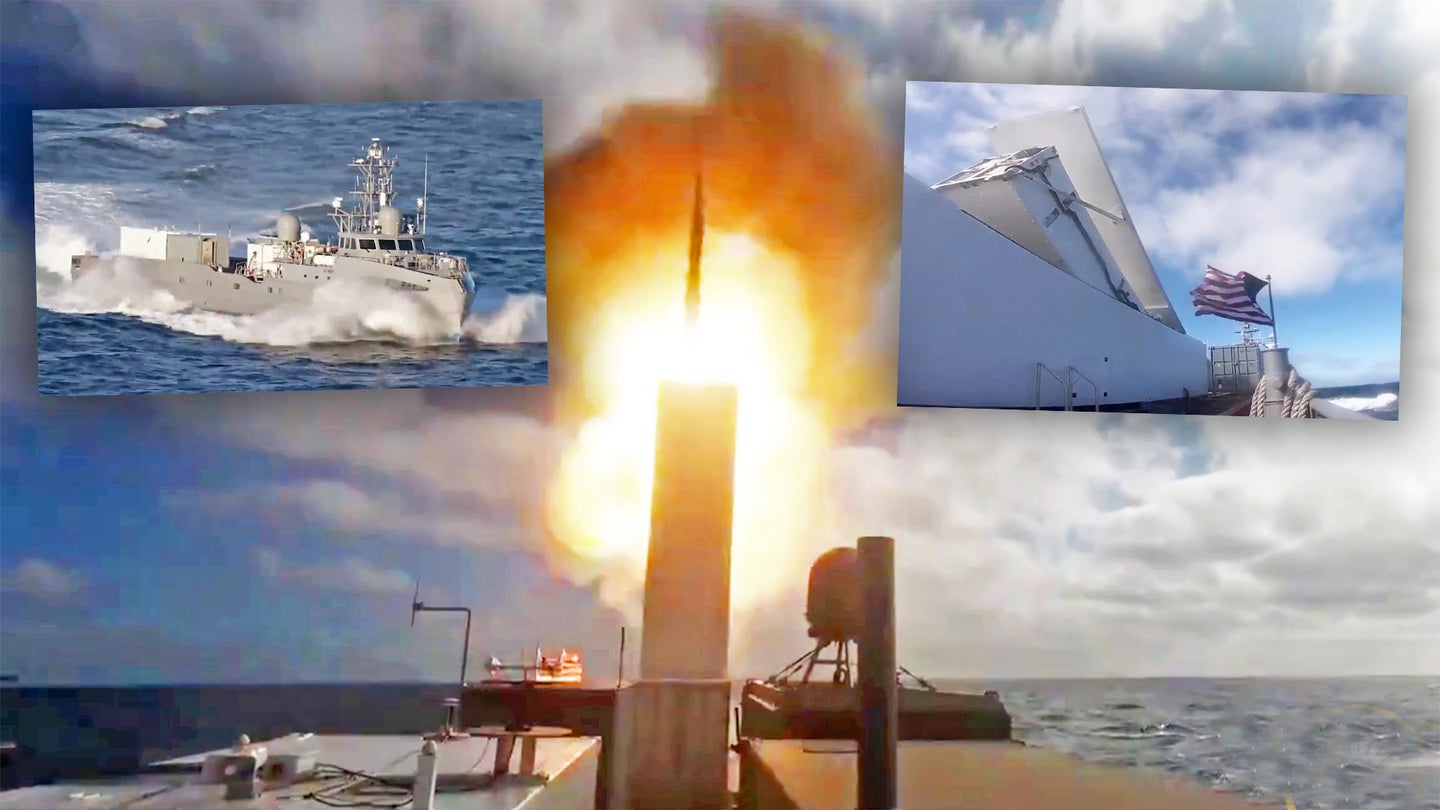 This &#8220;Ghost Fleet&#8221; Ship Firing An SM-6 Missile From A Modular Launcher Is A Glimpse Of The Future