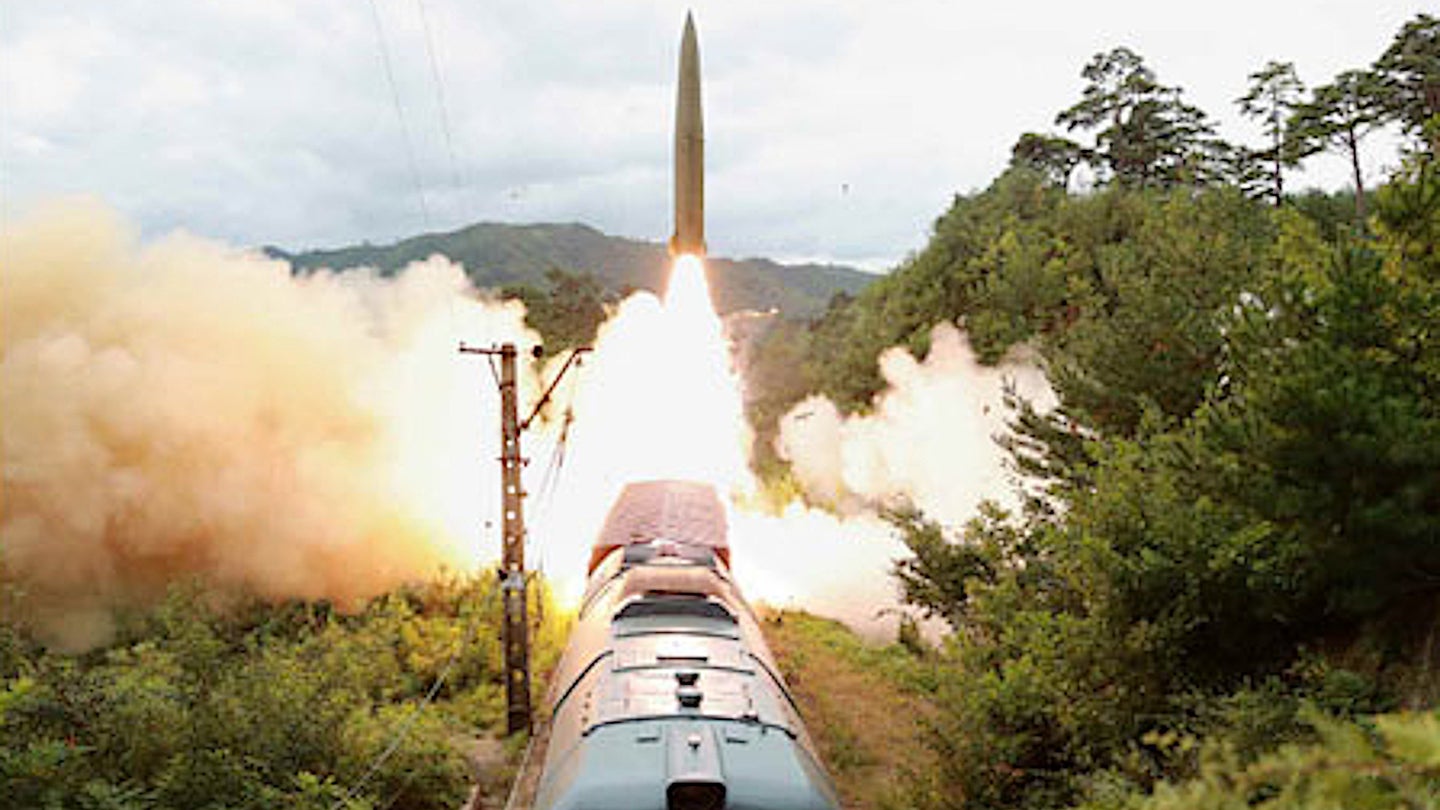 North Korea Is Now Launching Ballistic Missiles From Trains And That’s A Big Deal (Updated)