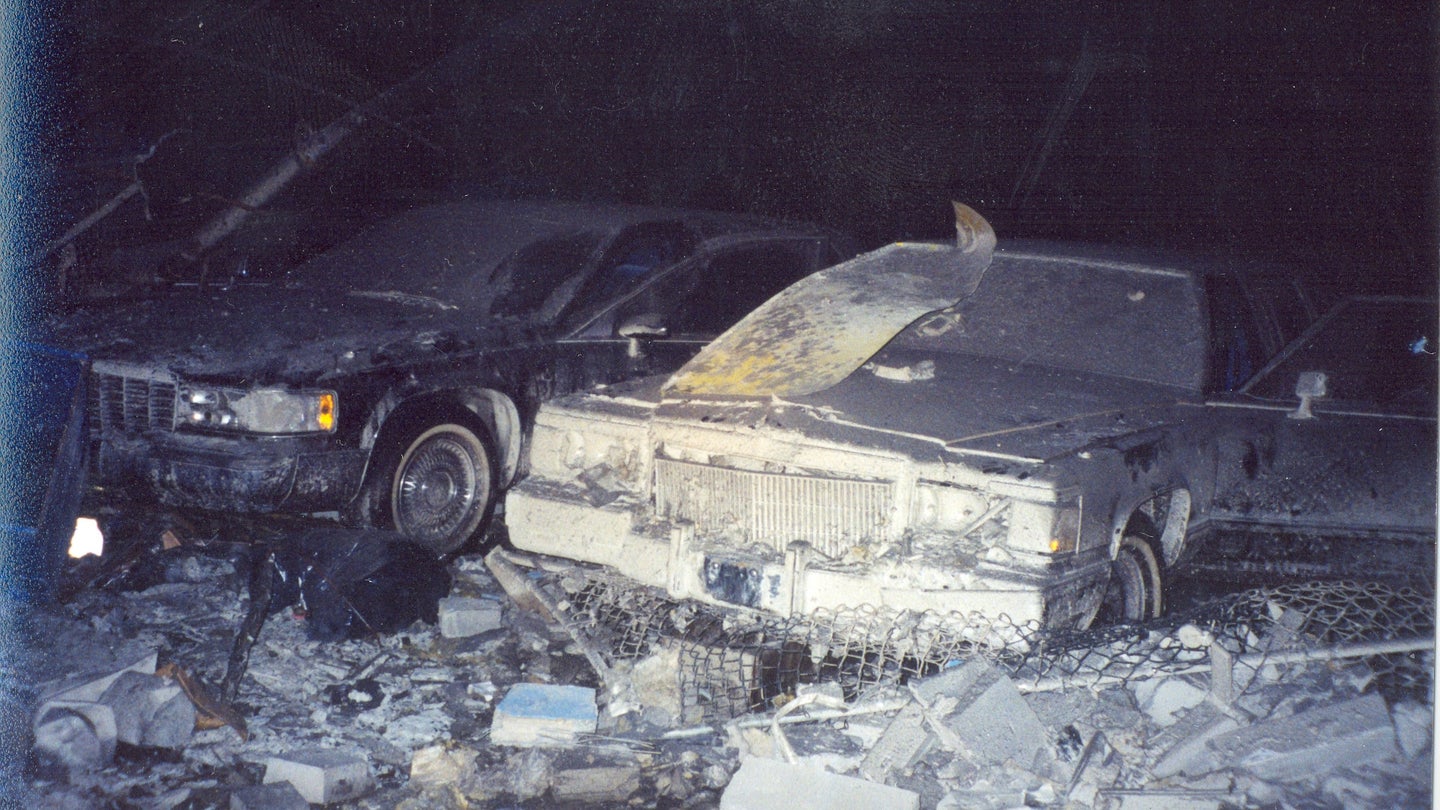 Previously Unreleased Photo Shows Secret Service Armored Limos Damaged On 9/11
