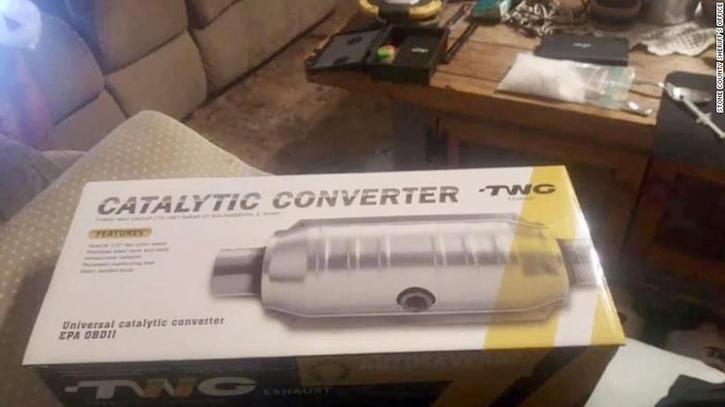 Man Selling Catalytic Converter on Facebook Busted by Cops Over Alleged Meth in Photo