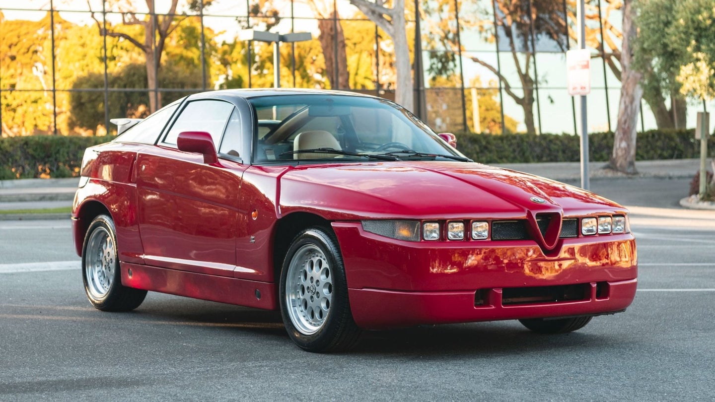 Striking 1991 Alfa Romeo SZ With Glorious V6 Won’t Sell Cheap