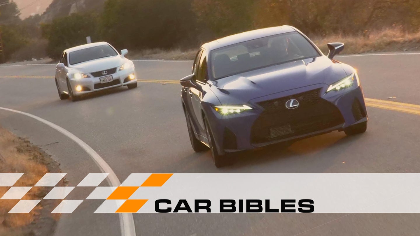 See How Similar the New Lexus IS 500 and Old IS F Really Are in This <em>Car Bibles</em> Video