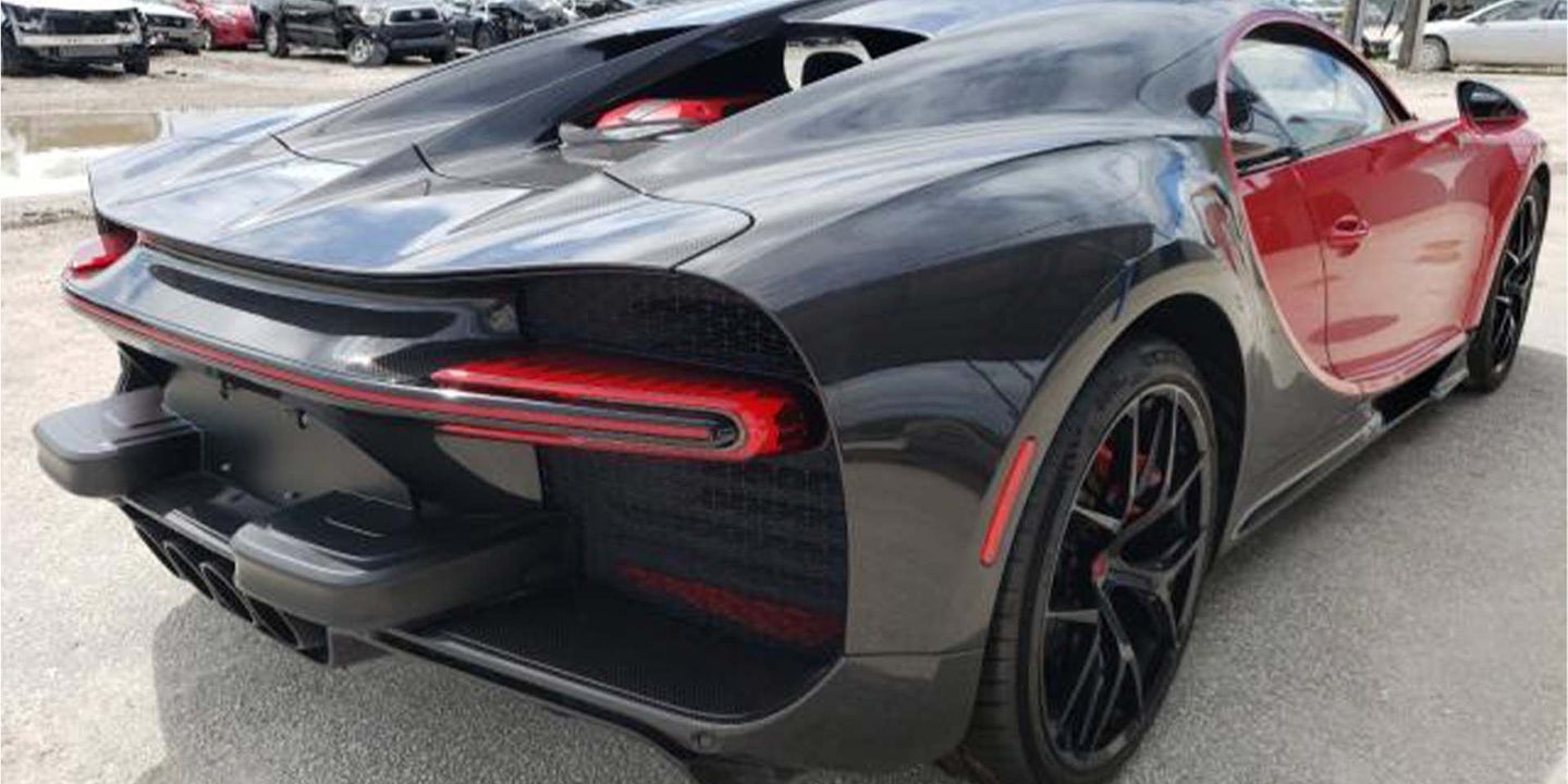 Here’s How This Bugatti Chiron Wound Up in a Copart Salvage Lot