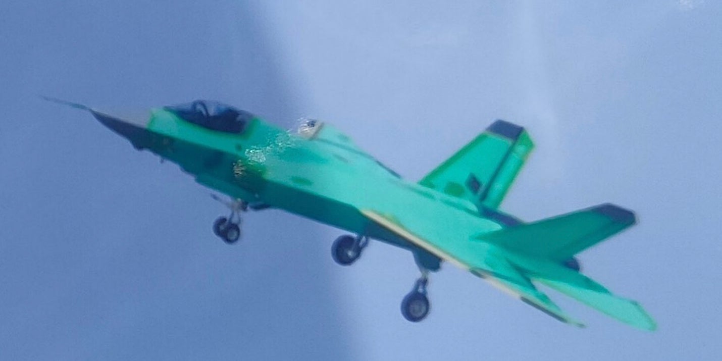 China’s Carrier-Capable Naval Stealth Fighter Has Flown