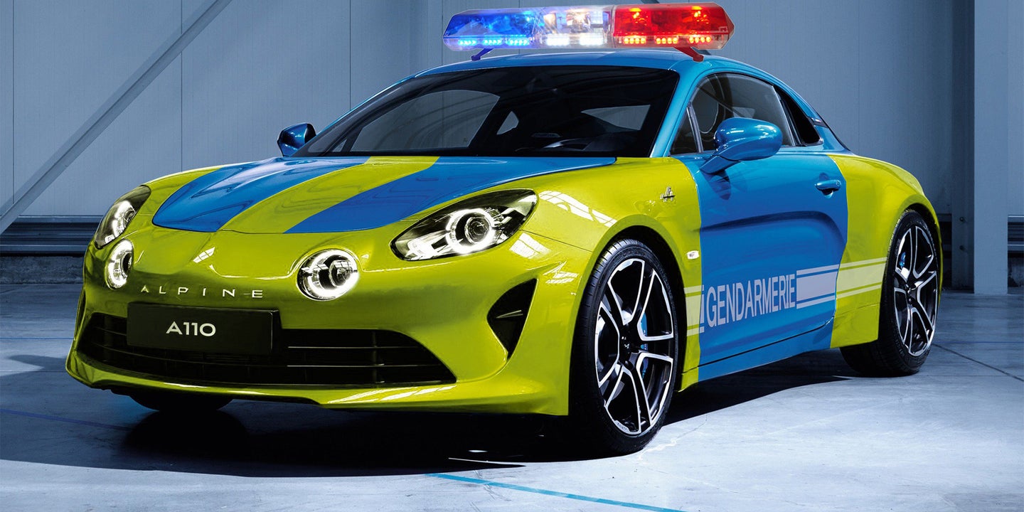 French Police Getting Alpine A110 Patrol Cars for &#8216;Rapid Intervention&#8217; Duty
