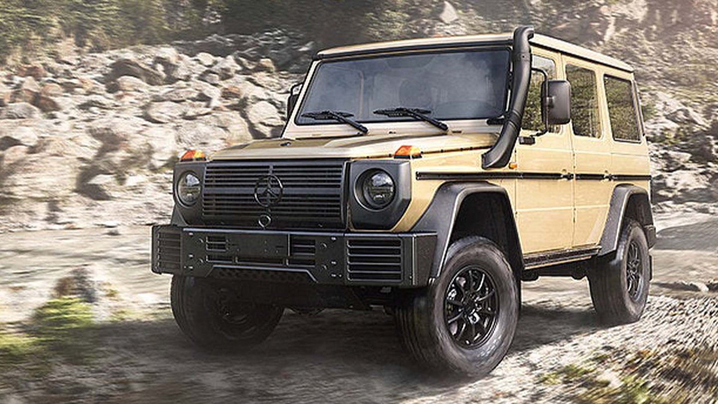 Mercedes Shows Off New Military Spec G-Wagen With a Solid Front Axle