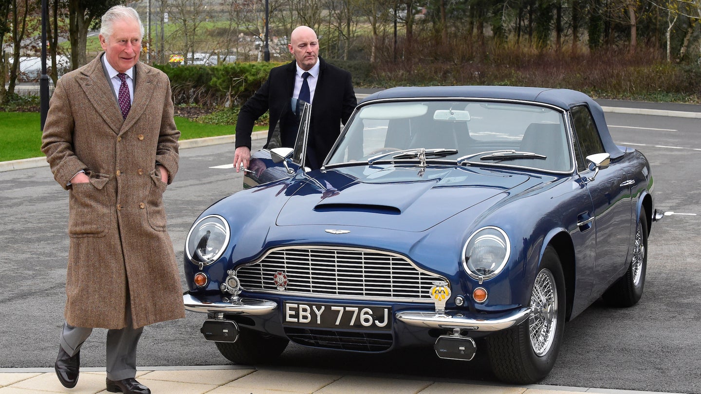 King Charles III’s Classic Aston Martin DB6 Runs on Wine and Cheese